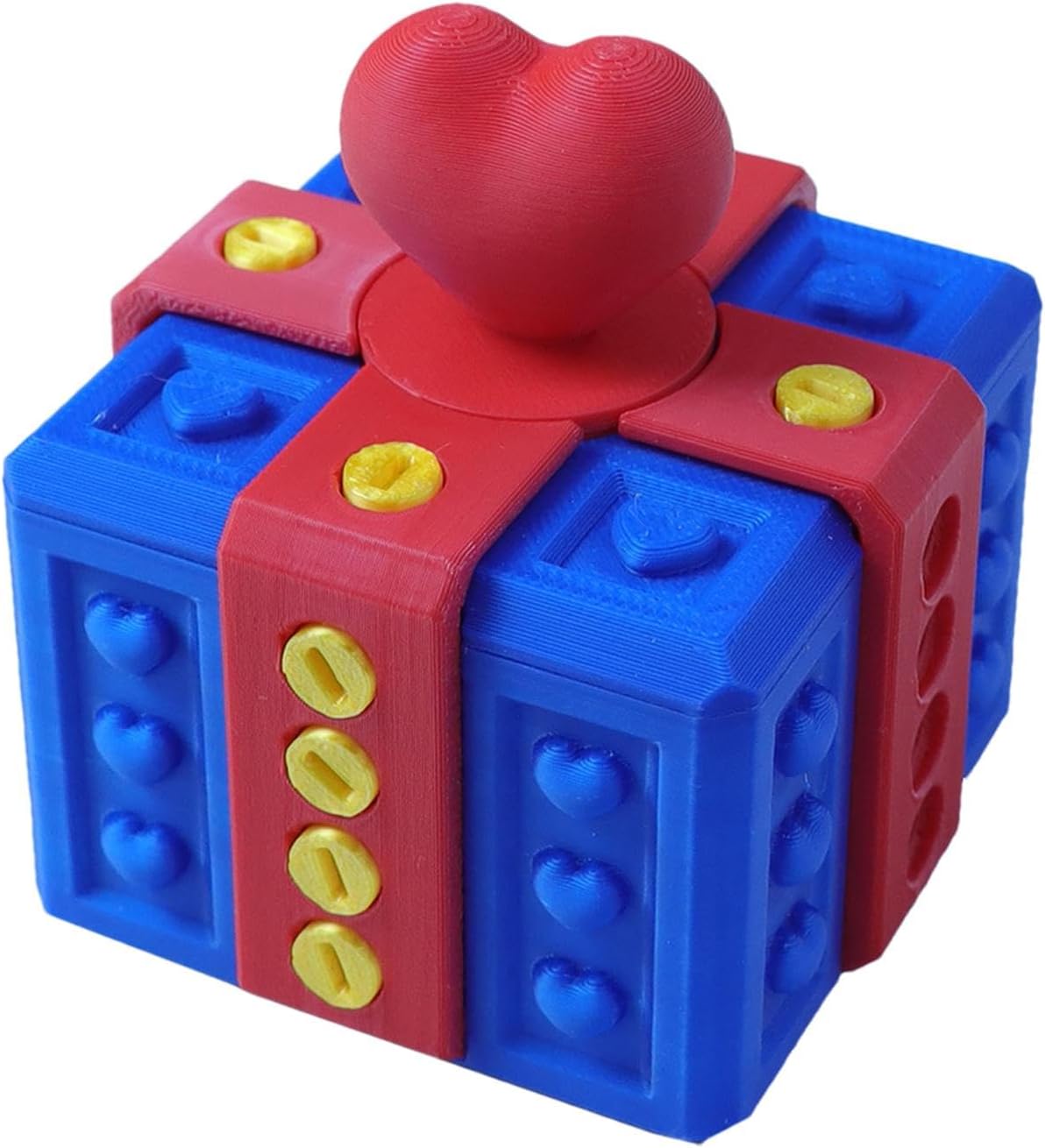 Puzzle Prank Boxes Hilarious Puzzle Prank Case Box Card Container | Gag Box for Kids Birthday Holiday Christmas Party April Fools Day Gift Exchange Stocking Stuffer Joke Surprise Fun