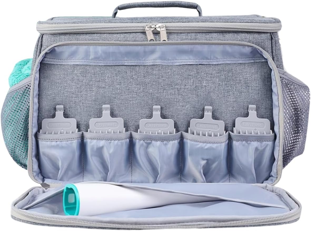 Pet Grooming Supplies Organizer Large Capacity Protective Tote Bag | Dog Grooming Vacuum Holder Protective Tote Bag Storage for Clippers, Cleaning Brush, Trimmer, Nozzle Head, Pet Hair, Dog