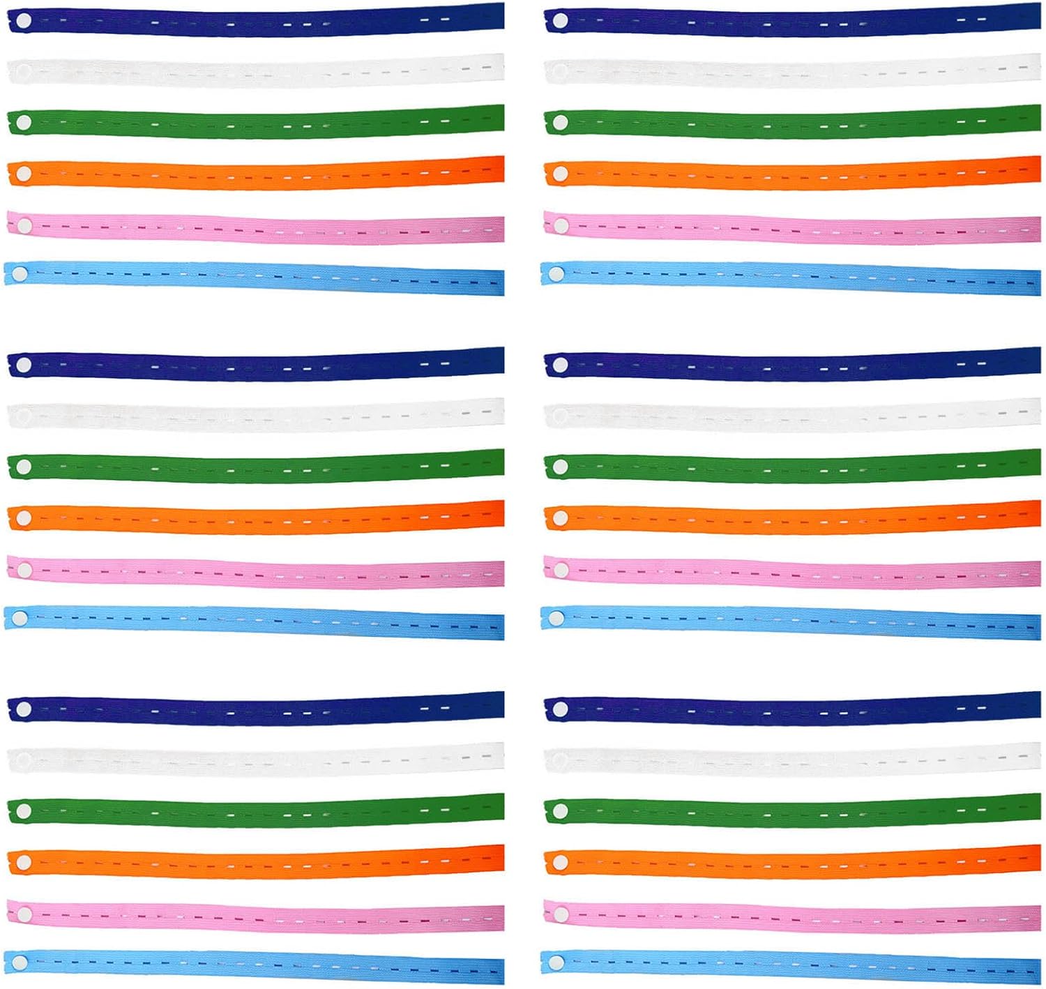 30 Pcs Elastic Bedding Storage Bands Closet Organizer Colorful Multi-Purpose Zipper Colorful Linen Towel Socks Storage Organizer for Sheet Futon Towel