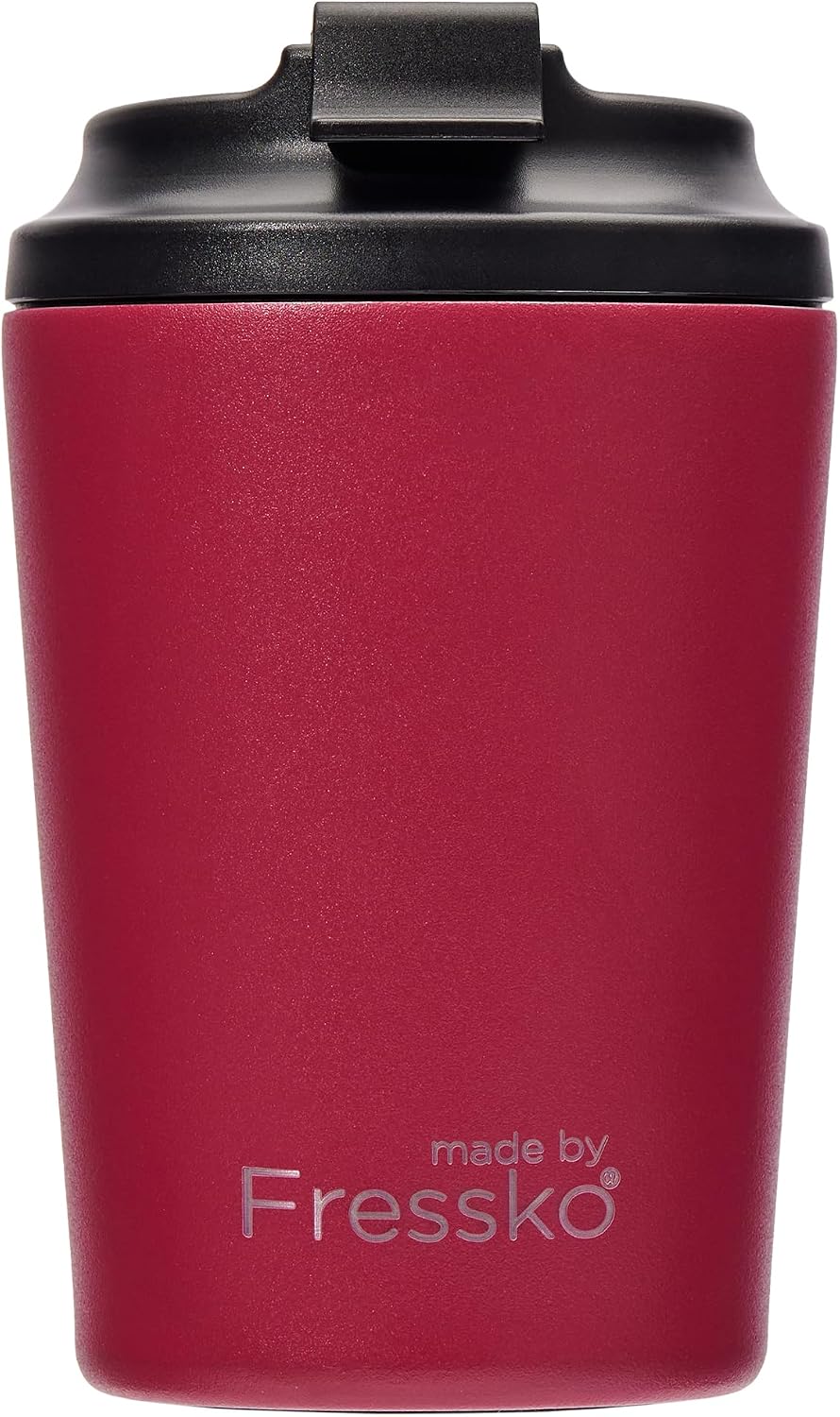 made by Fressko Reusable Coffee Cup (227 ml) - Double-Wall Insulated Stainless Steel Travel Mug - BPA-Free & Leak-Proof Cup with Lid for Hot Drinks, Iced Coffee & Cold Brew - Sage (Green)