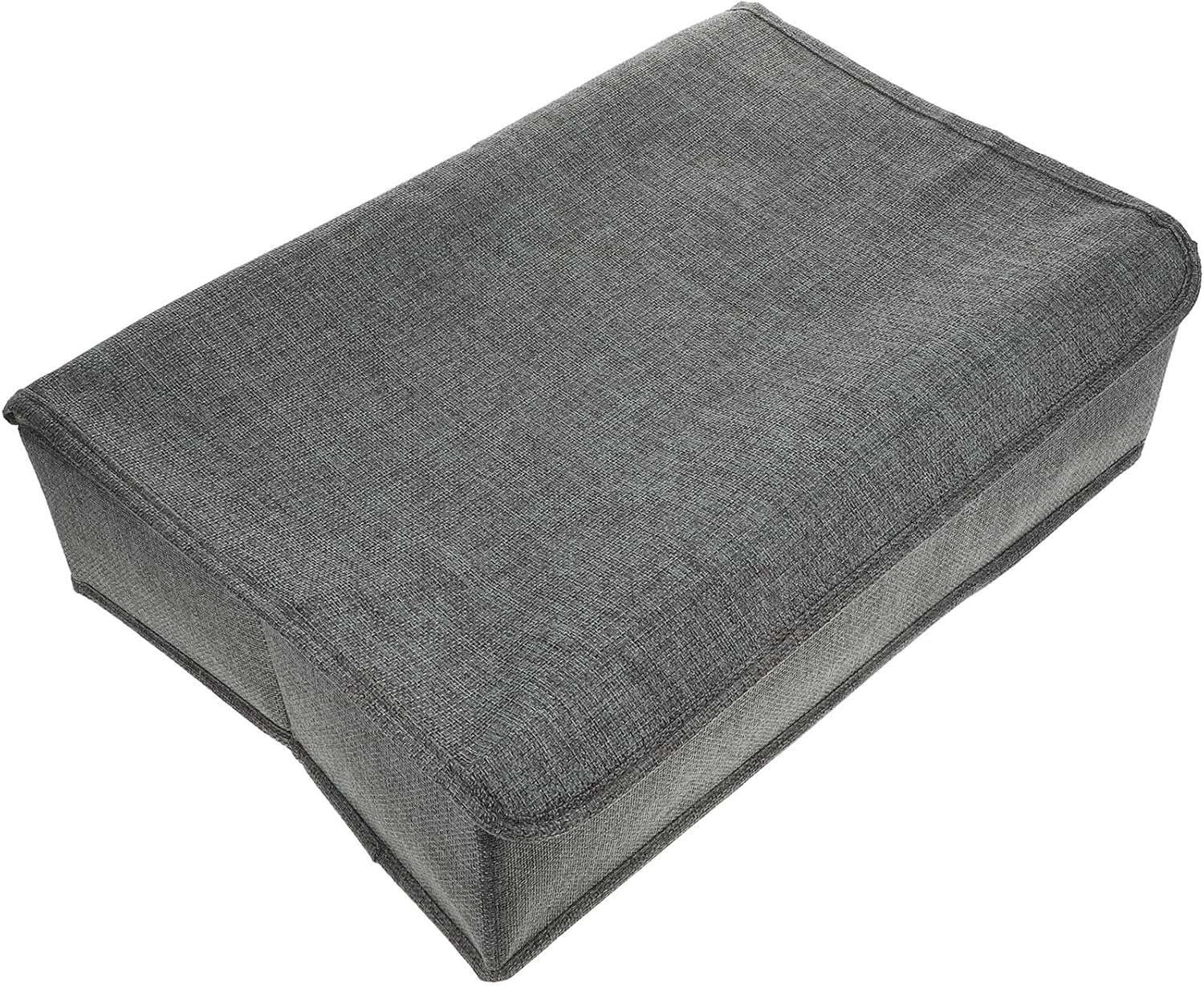Foldable 30 Slot Storage Box Cotton Linen Pp Drawer Organizer | Underwear and Underpants, Drawer or Shelf Use, Keeps Items Clean and Tidy, Grey