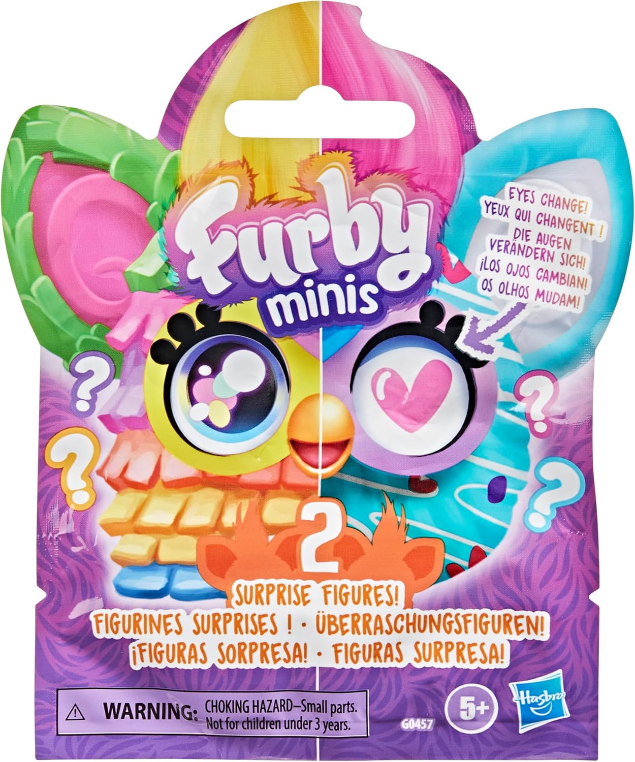 Furby Minis 2 Pack, Series 2 Fashion Theme, Get 2 of 24 Tiny Surprise Toy Figures, 1 Inch Collectibles, Ages 5+